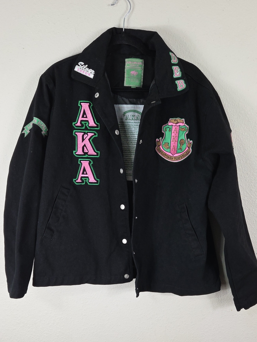 Ivy Storehouse AKA Alpha Kappa Alpha Howard University Debutante Jacket Medium
